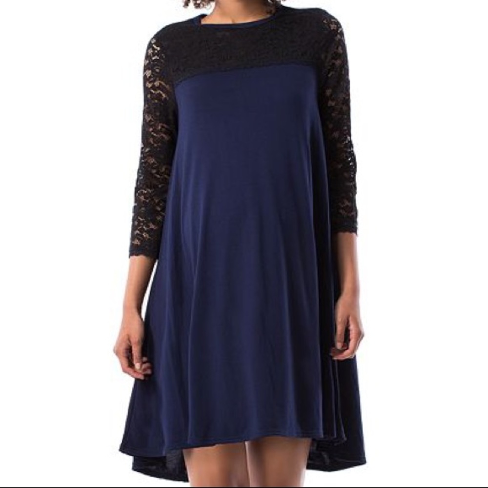 Black Lace Maternity Dress // Pip & Vine by Rosie Pope